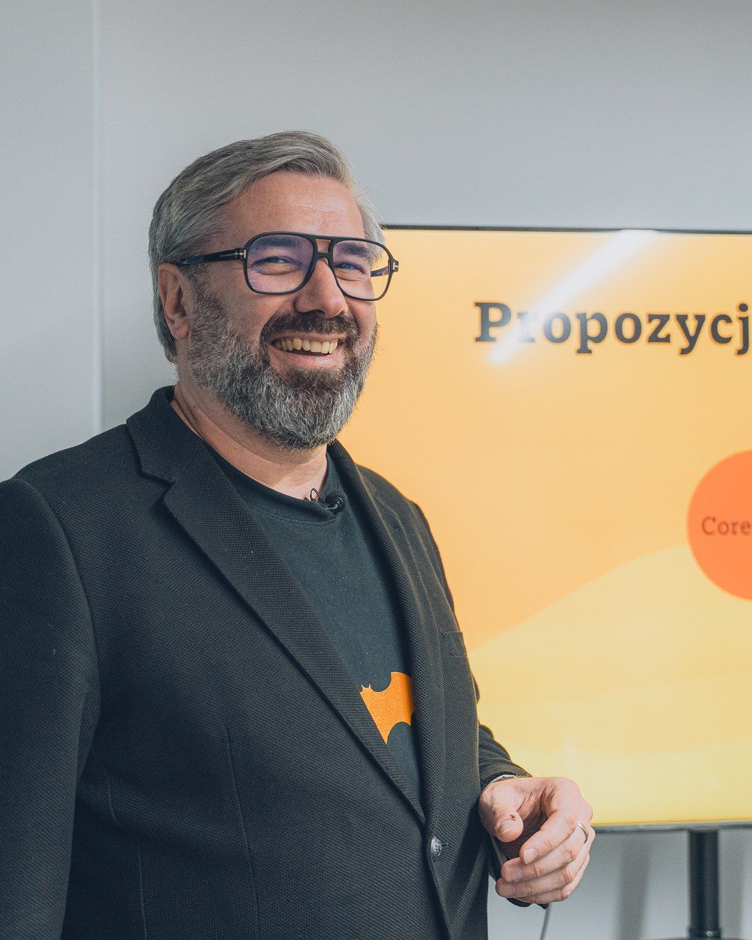 Prowadzący podczas warsztatów